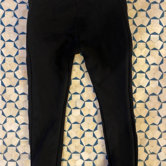 Zara Black Leggings with Side Zippered Pockets size 5 - Picture 4 of 4